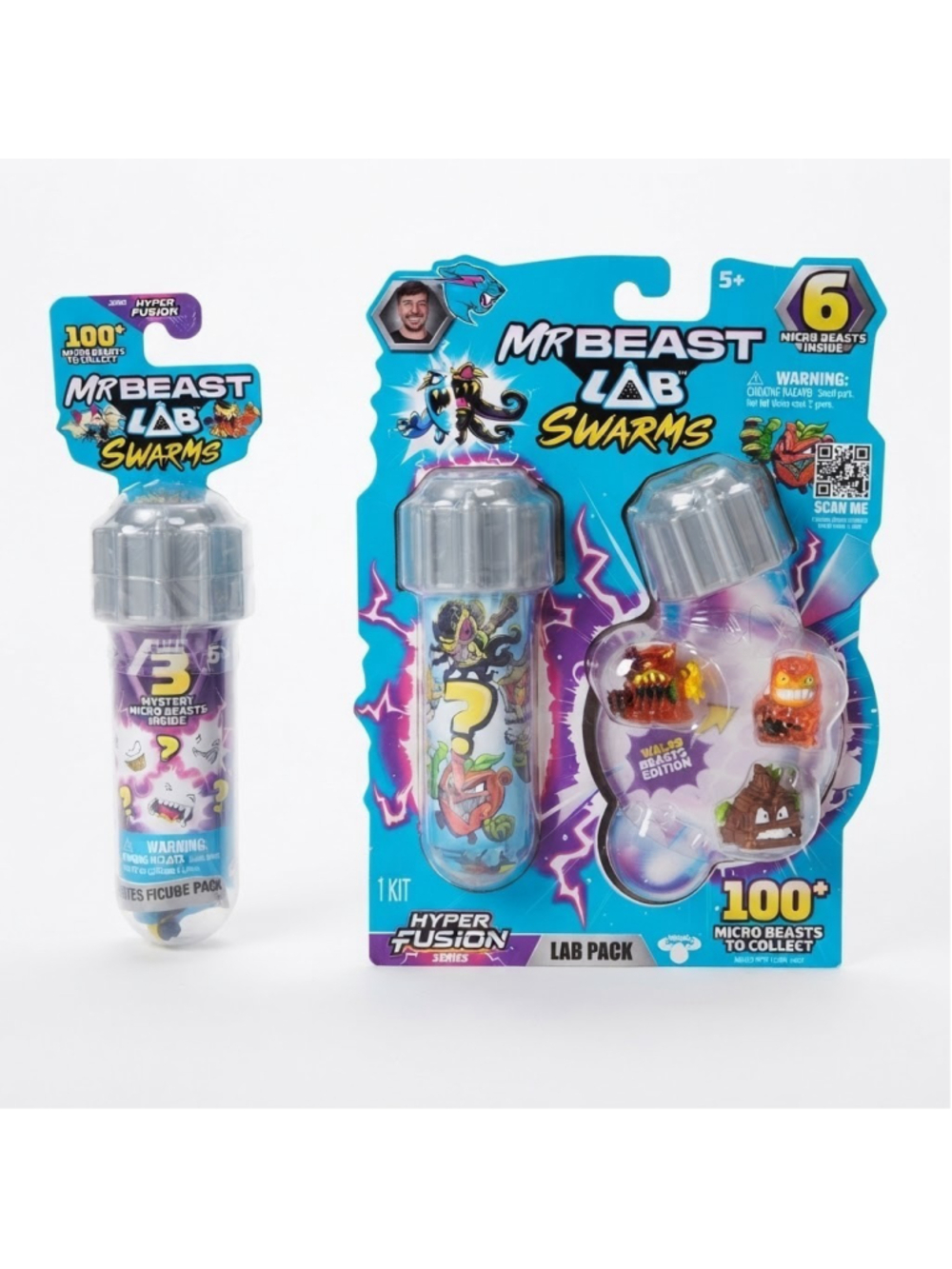 MrBeast Lab Swarms Lot Walmart Hyper Fusion Series Pack & Mystery Test Tube